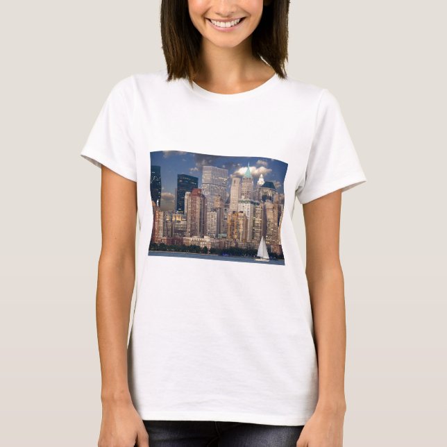 New York City Manhattan T-shirt (Framsida)