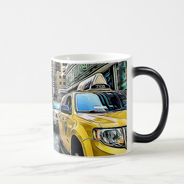 New York City Manhattan Taxi cab Coffee Mugg (Höger)