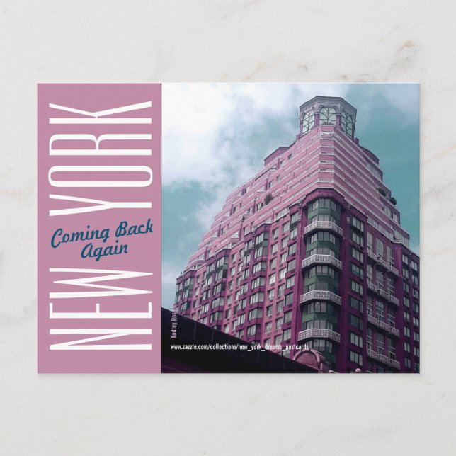 New York City-Manhattan Vykort (Framsida)