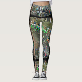 New York City maratonspringer 2017 damasker Leggings