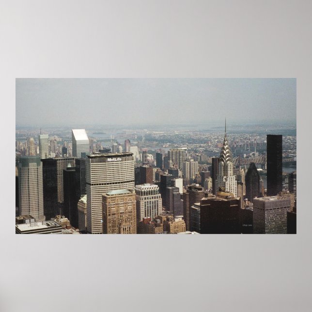 New York City med Chrysler Building Poster (Framsidan)