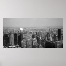 New York City med Chrysler Byggnad II Poster