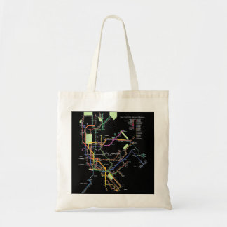 New York City Metro Tunnelbanan Karta Art I Heart Tygkasse