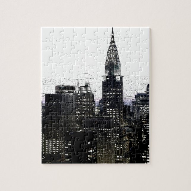 New York City Midtown Pussel (Vertikal)