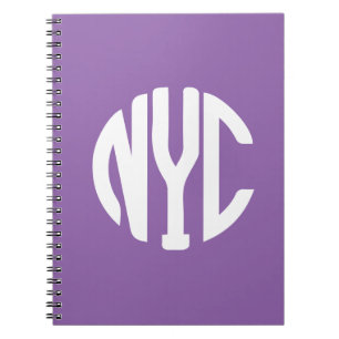 New York City monogram Anteckningsbok