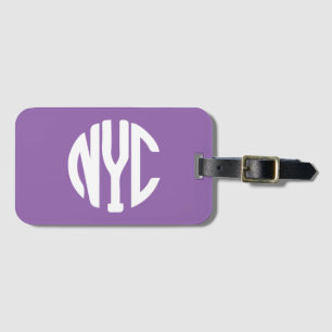 New York City-monogram Bagagebricka