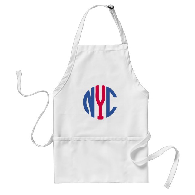 New York City monogram Förkläde (Framsidan)