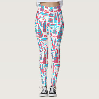 New York City Mönster White Leggings