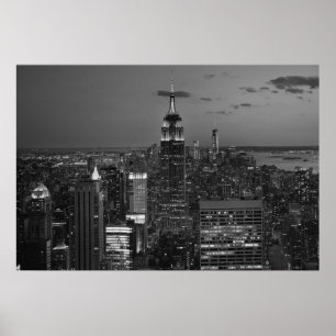 New York City natthorisont Poster