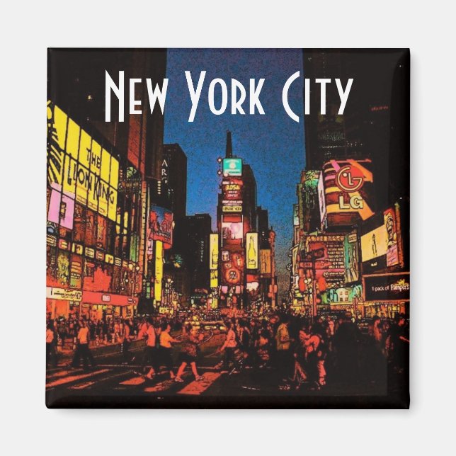 New York City (Neon) Magnet (Framsidan)