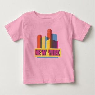New York City neonhorisont T-shirt