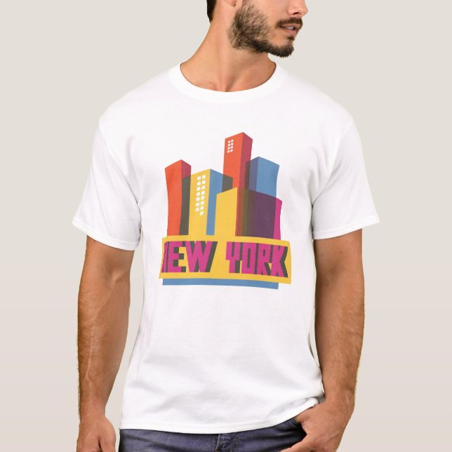 New York City | neonhorisont Tröja (Framsida)