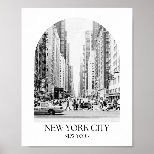 New York City New York Arch Photo Print Poster (Framsidan)