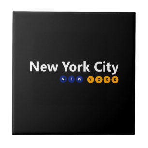 New York City, New York Ceramic Tile Kakelplatta