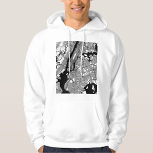 New York City New York Karta Hoodie