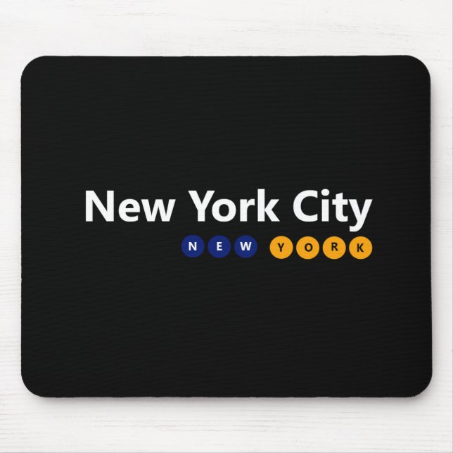 New York City, New York Mousepad Musmatta (Framsidan)