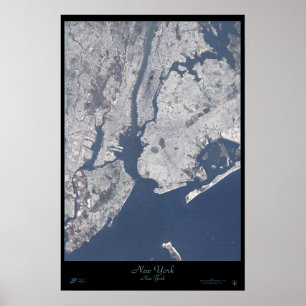 New York City, New York-satelliten poster