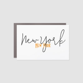New York City, New York Souvenir Bilmagnet
