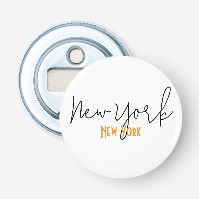 New York City, New York Souvenir Flasköppnare (Framsidan)