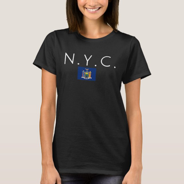New York City, New York USA 1 T Shirt (Framsida)