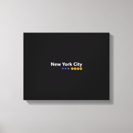 New York City, New York Wrapped Canvas