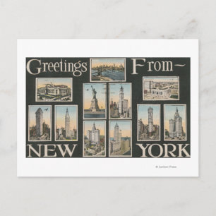 New York City, New YorkGreetings Vykort