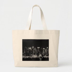 New York City Night Jumbo Tygkasse