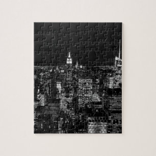 New York City Night Skyline Pussel