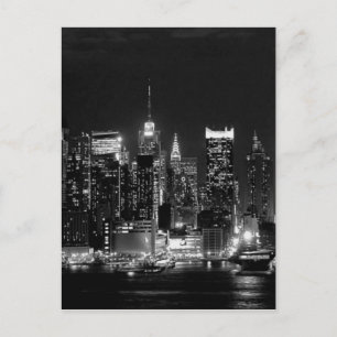 New York City Night Vykort