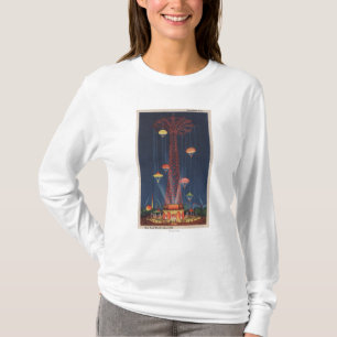 New York City NY - fallskärmhopp på världen T-shirt