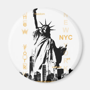 New York City Ny Nyc Frihetsgudinnan Magnet