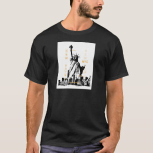 New York City Ny Nyc Frihetsgudinnan T-shirt
