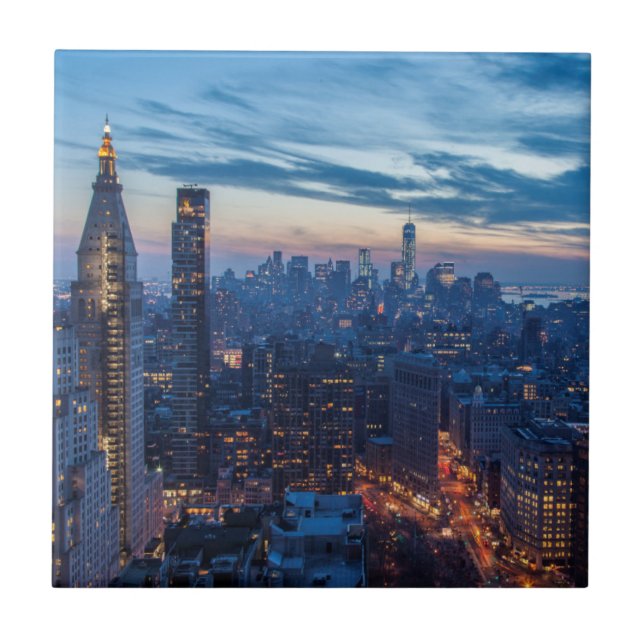 New York City, NY, USA Kakelplatta (Framsidan)