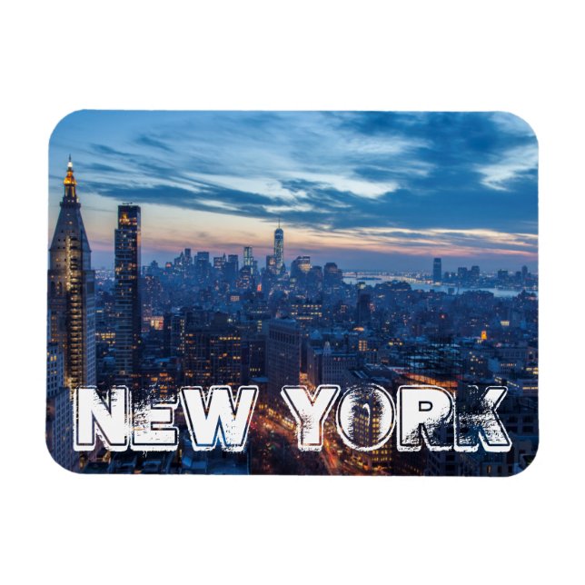 New York City, NY, USA Magnet (Horisontell)