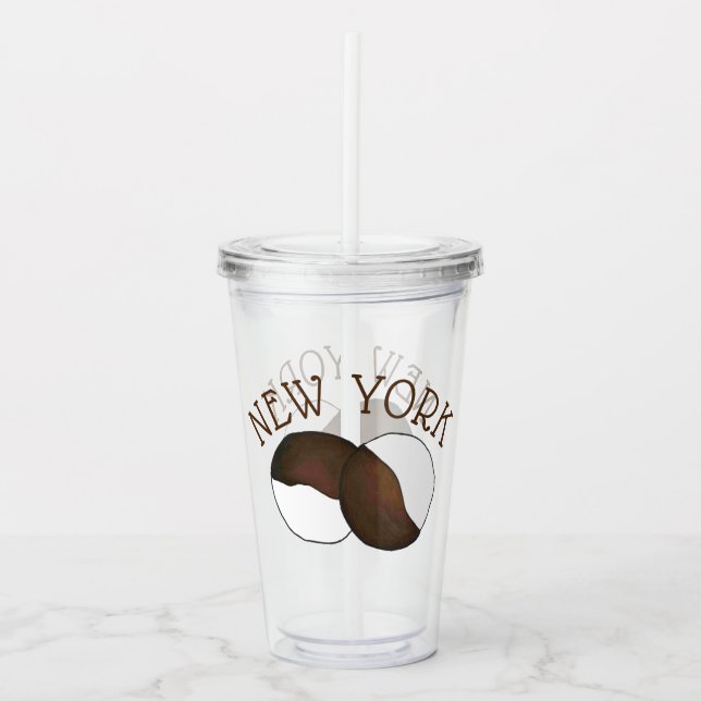 New York City NYC Black and White Cookie Take Away Mugg (Framsida)