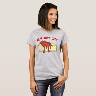 New York City NYC Cherry Cheesecake Foodie NY Tee
