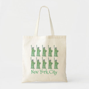 New York City NYC Dam Frihetsgudinnan Tote Tygkasse