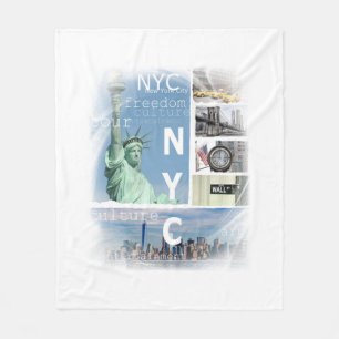 New York City Nyc Fleecefilt