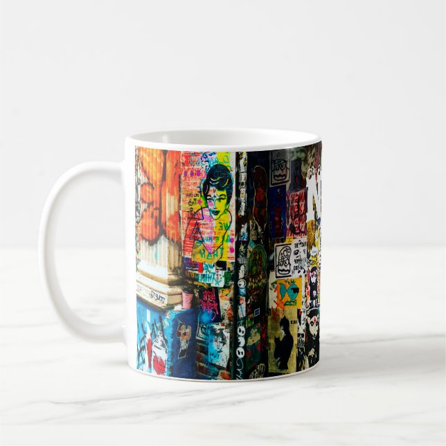 New York City NYC Graffiti Mugg Kopp (Vänster)