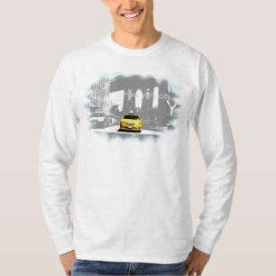 New York City Nyc Gult Taxi Brooklyn Bridge T Shirt