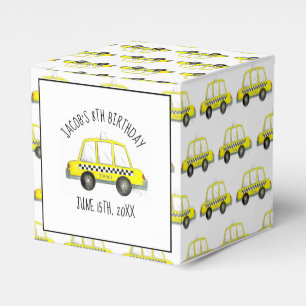 New York City NYC Gult Taxi Cab Födelsedagsfest Presentaskar