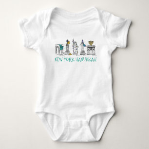 New York City NYC Hanukkah Chanukah Jewish Helgdag T Shirt