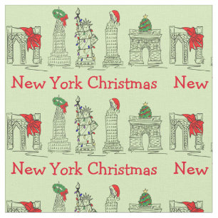 New York City NYC Jullandmark Helgdag Julafton Tyg
