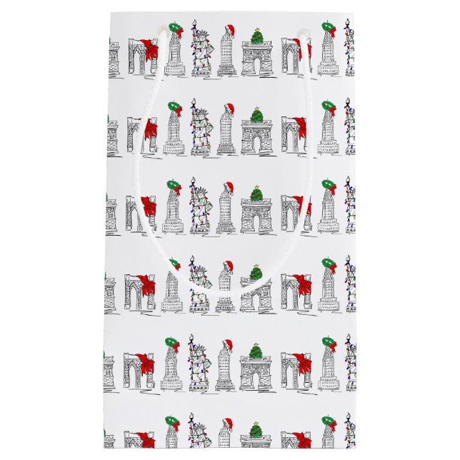 New York City NYC Landmarks jul Julafton Giftbag (Framsidan)