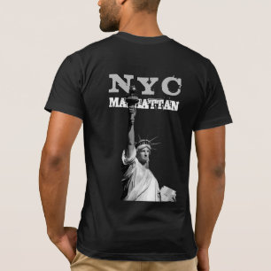 New York City Nyc Manhattan Liberty Statue Manar T Shirt