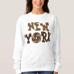 New York City NYC Marble Rye Bagel Sweatshirt T-shirt