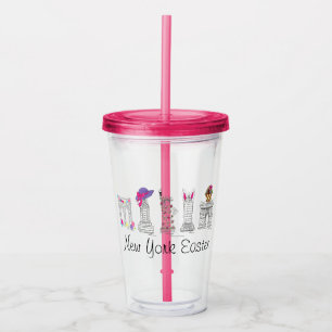 New York City NYC Påsk Parad Helgdag Landmarks Take Away Mugg