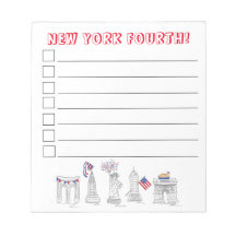 New York City NYC Patriotic 4:e juli att göra list