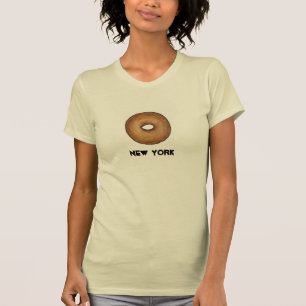 New York City NYC Plain Bagel Breakfast Food Tröja
