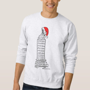 New York City NYC-Skyscraperna Santa Hat Sweatshirt
